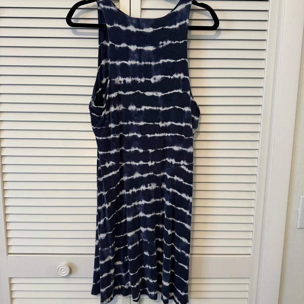 Athleta Santorini Thera Print Tie Dye Dress Size XL - Picture 3 of 9